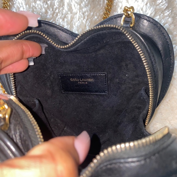 Yves Saint Laurent Love heart shaped bag - Picture 8 of 9